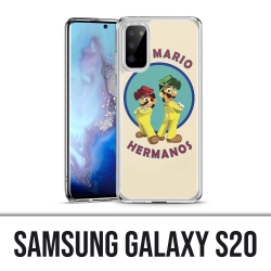 Coque Samsung Galaxy S20 - Los Mario Hermanos
