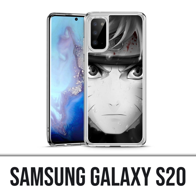 Coque Samsung Galaxy S20 - Naruto Noir Et Blanc