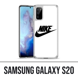 Coque Samsung Galaxy S20 - Nike Logo Blanc