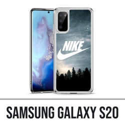 Samsung Galaxy S20 Hülle - Nike Logo Wood