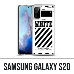Coque Samsung Galaxy S20 - Off White Blanc