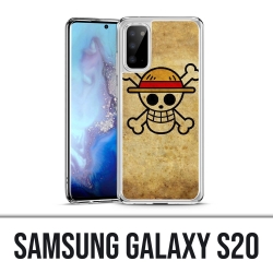 Coque Samsung Galaxy S20 - One Piece Vintage Logo