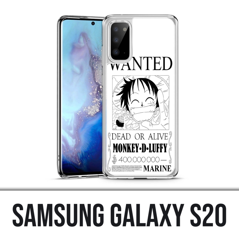 Coque Samsung Galaxy S20 - One Piece Wanted Luffy