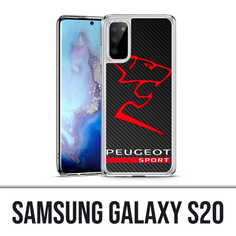 Custodia Samsung Galaxy S20 - Peugeot Sport Logo