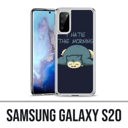 Coque Samsung Galaxy S20 - Pokémon Ronflex Hate Morning