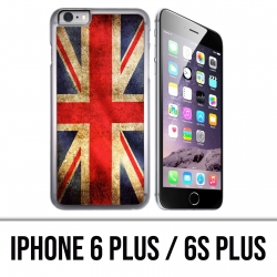 Coque iPhone 6 Plus / 6S Plus - Drapeau Uk Vintage