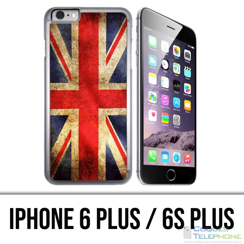 Custodia per iPhone 6 Plus / 6S Plus - Bandiera britannica vintage