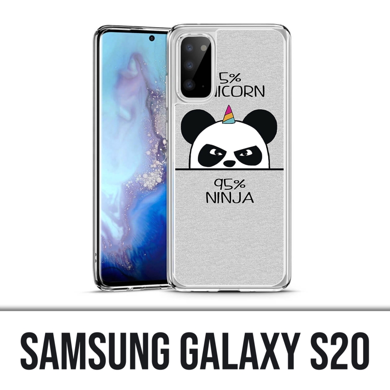 Coque Samsung Galaxy S20 - Unicorn Ninja Panda Licorne