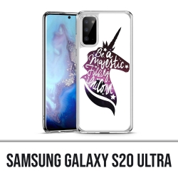 Coque Samsung Galaxy S20 Ultra - Be A Majestic Unicorn