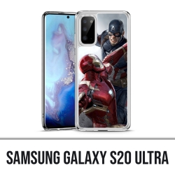 Coque Samsung Galaxy S20 Ultra - Captain America Vs Iron Man Avengers
