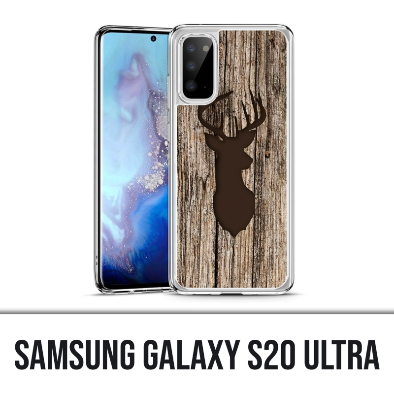 Coque Samsung Galaxy S20 Ultra - Cerf Bois