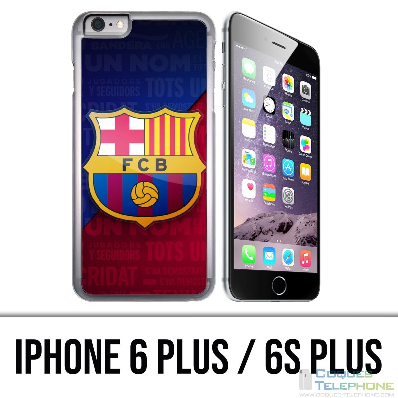 Coque iPhone 6 PLUS / 6S PLUS - Football Fc Barcelone Logo