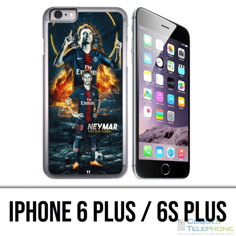 Custodia per iPhone 6 Plus / 6S Plus - Football Psg Neymar Victory