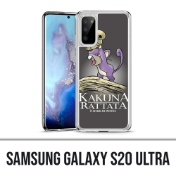 Coque Samsung Galaxy S20 Ultra - Hakuna Rattata Pokémon Roi Lion