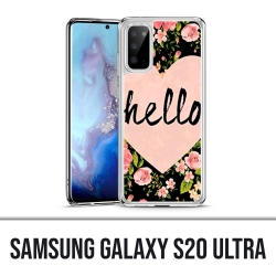 Coque Samsung Galaxy S20 Ultra - Hello Coeur Rose