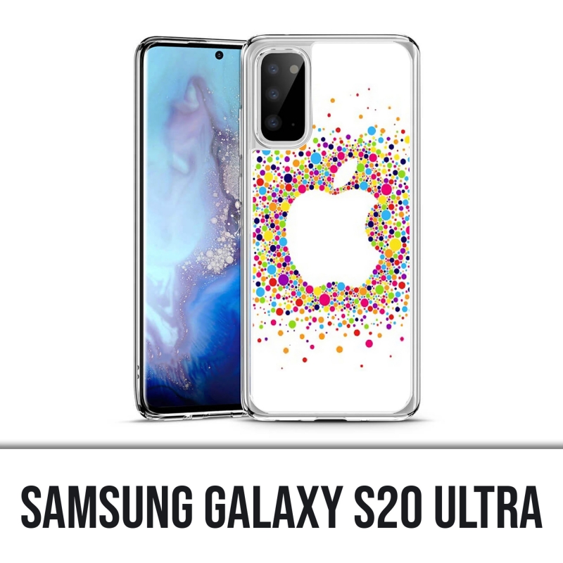 Custodia Samsung Galaxy S20 Ultra - Logo Apple multicolore