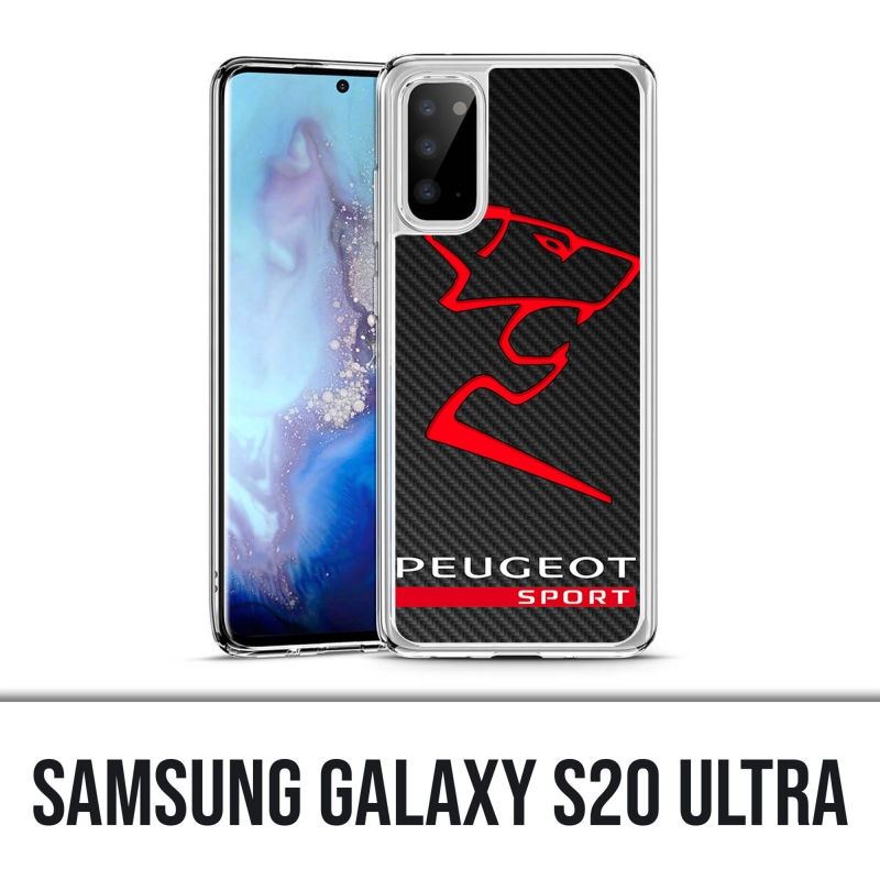 Custodia Samsung Galaxy S20 Ultra - Peugeot Sport Logo