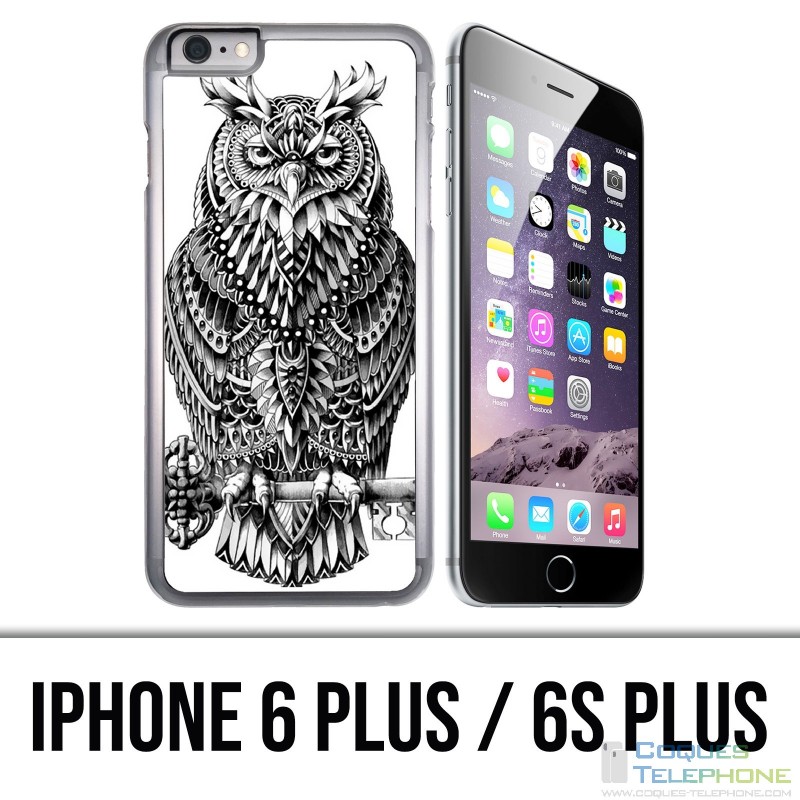 Coque iPhone 6 PLUS / 6S PLUS - Hibou Azteque