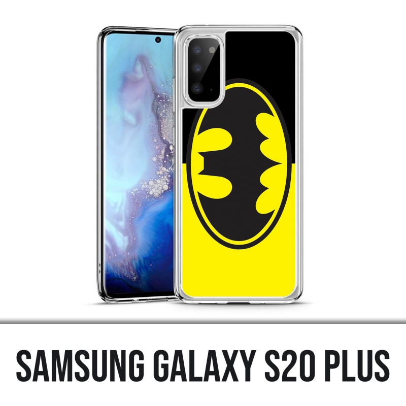 Coque Samsung Galaxy S20 Plus - Batman Logo Classic Jaune Noir