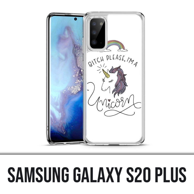 Coque Samsung Galaxy S20 Plus - Bitch Please Unicorn Licorne