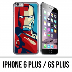 Funda para iPhone 6 Plus / 6S Plus - Póster de diseño Iron Man