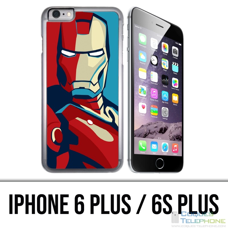 Coque iPhone 6 PLUS / 6S PLUS - Iron Man Design Affiche