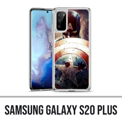 Custodia Samsung Galaxy S20 Plus - Captain America Grunge Avengers
