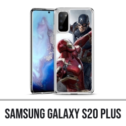 Samsung Galaxy S20 Plus Hülle - Captain America gegen Iron Man Avengers