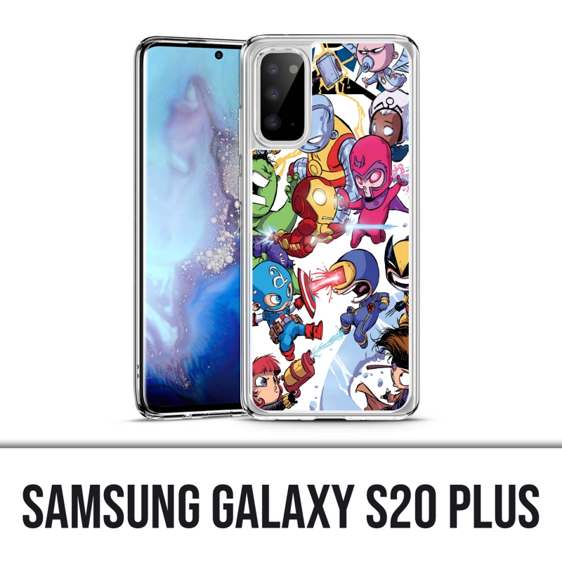 Samsung Galaxy S20 Plus Hülle - Süße Marvel Heroes