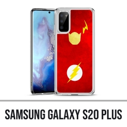 Coque Samsung Galaxy S20 Plus - Dc Comics Flash Art Design