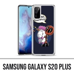Samsung Galaxy S20 Plus Hülle - Deadpool Fluffy Unicorn