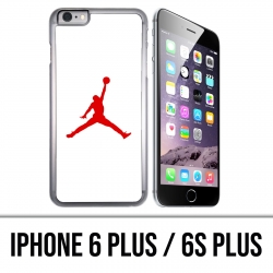 Coque iPhone 6 PLUS / 6S PLUS - Jordan Basketball Logo Blanc