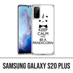 Custodia Samsung Galaxy S20 Plus - Mantieni la calma Pandicorn Panda Unicorn
