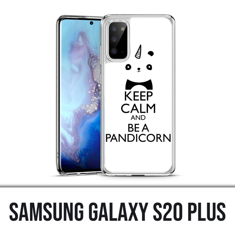 Coque Samsung Galaxy S20 Plus - Keep Calm Pandicorn Panda Licorne