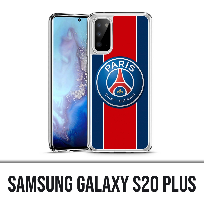 Coque Samsung Galaxy S20 Plus - Logo Psg New Bande Rouge