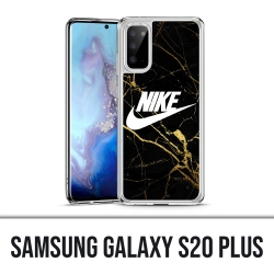 Funda Samsung Galaxy S20 Plus - Nike Logo Gold Marble