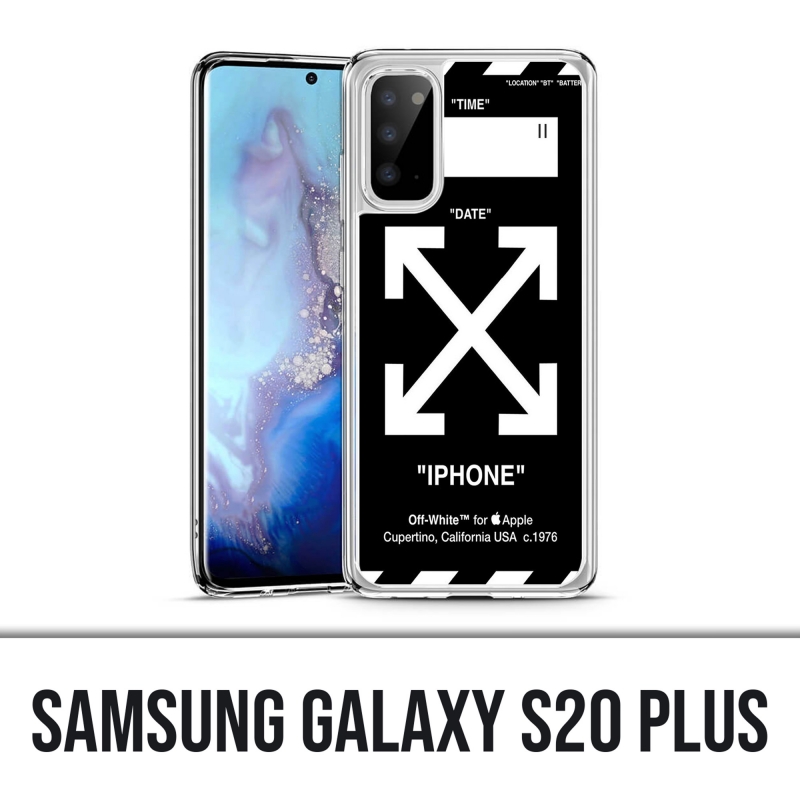 Coque Samsung Galaxy S20 Plus - Off White Noir