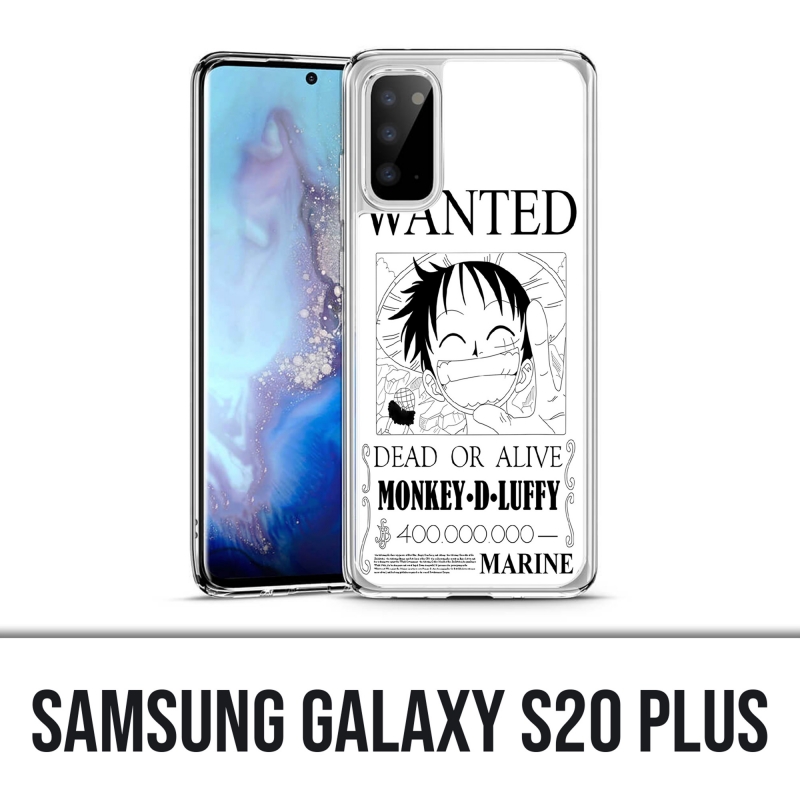 Samsung Galaxy S20 Plus Hülle - One Piece Wanted Ruffy