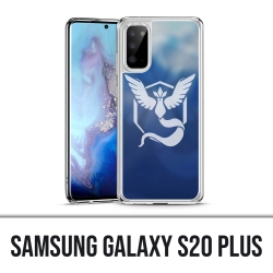 Samsung Galaxy S20 Plus Hülle - Pokémon Go Team Blue Grunge