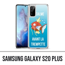 Coque Samsung Galaxy S20 Plus - Pokémon Le Calme Avant La Trempette Magicarpe