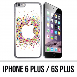 Custodia per iPhone 6 Plus / 6S Plus - Logo Apple multicolore