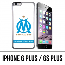 Funda para iPhone 6 Plus / 6S Plus - Logo Om Marseille Blanc