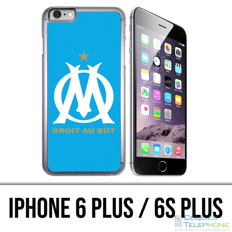 Coque iPhone 6 PLUS / 6S PLUS - Logo Om Marseille Bleu