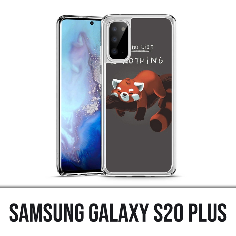 Samsung Galaxy S20 Plus Case - To Do Liste Panda Roux