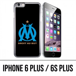 Coque iPhone 6 PLUS / 6S PLUS - Logo Om Marseille Noir