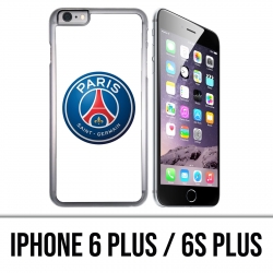 Coque iPhone 6 PLUS / 6S PLUS - Logo Psg Fond Blanc