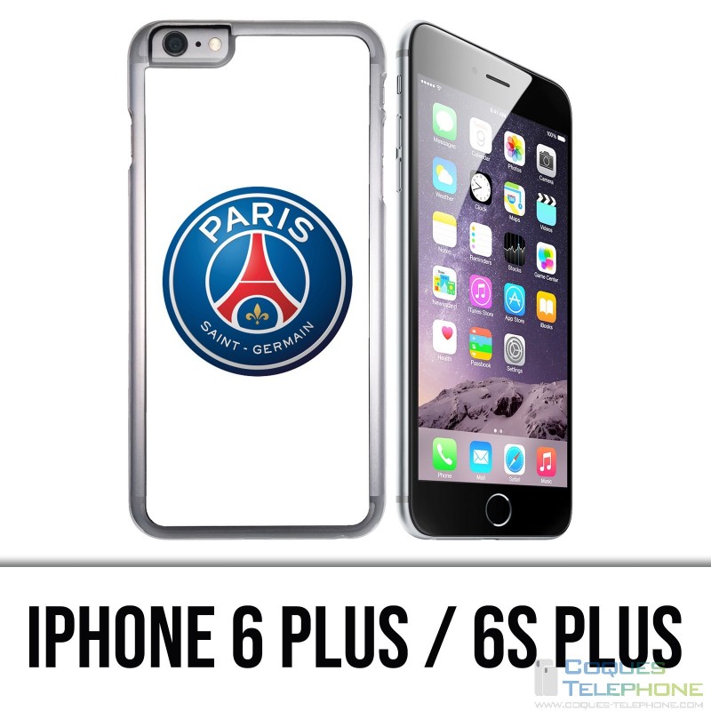 Coque iPhone 6 PLUS / 6S PLUS - Logo Psg Fond Blanc