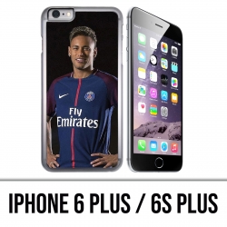 Custodia per iPhone 6 Plus / 6S Plus - Neymar Psg Cartoon