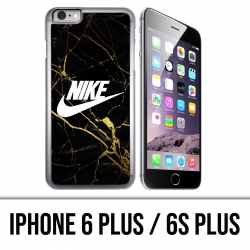 IPhone 6 Plus / 6S Plus Hülle - Nike Logo Gold Marble