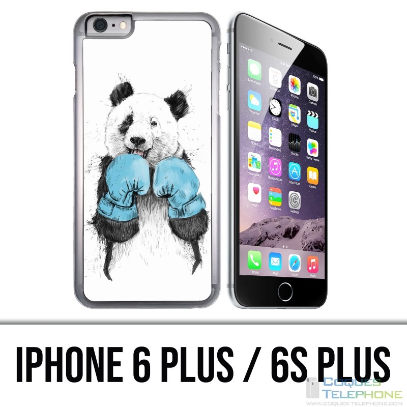 Coque iPhone 6 Plus / 6S Plus - Panda Boxe